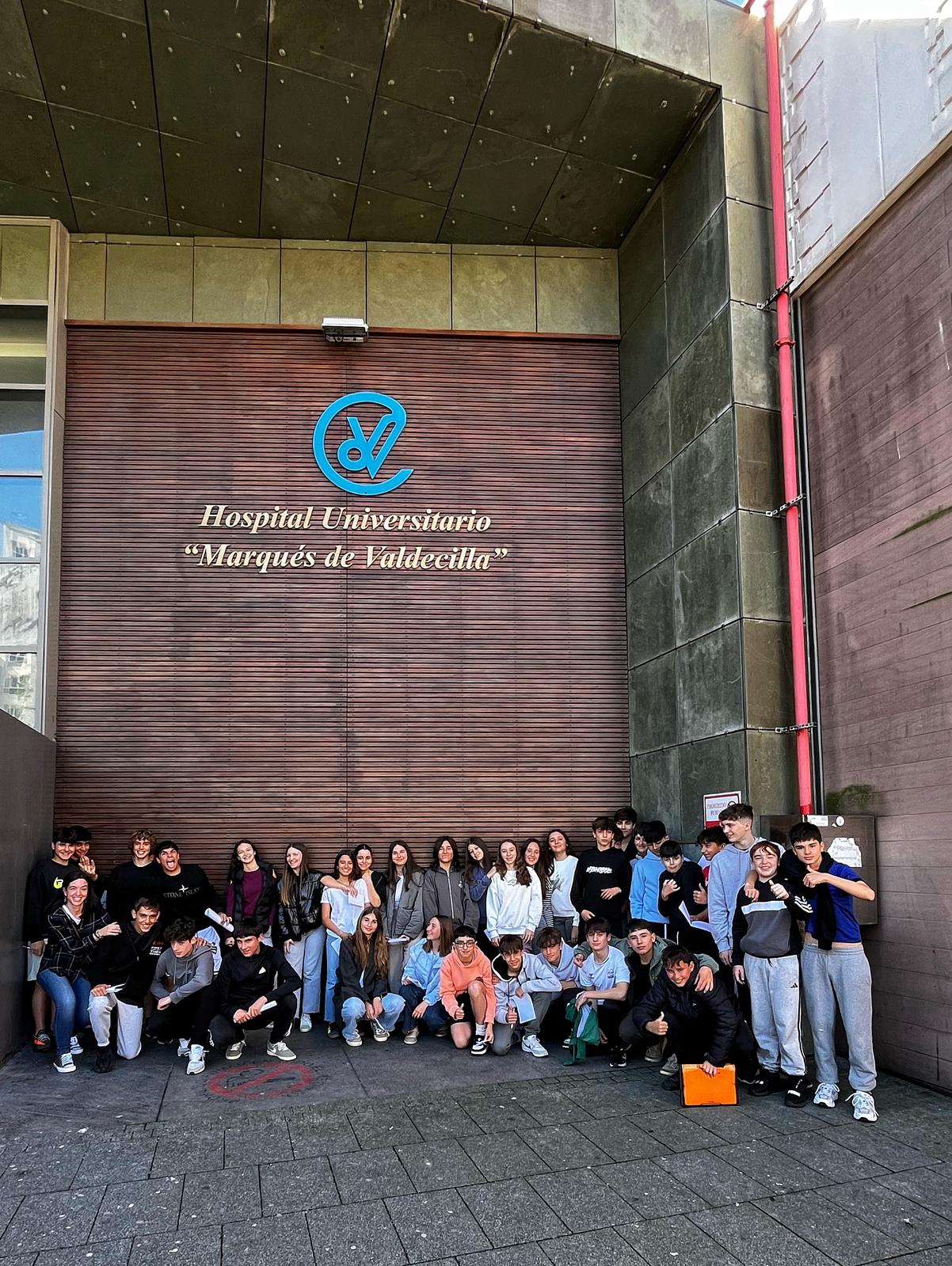 Salida 3º ESO charla Valdecilla