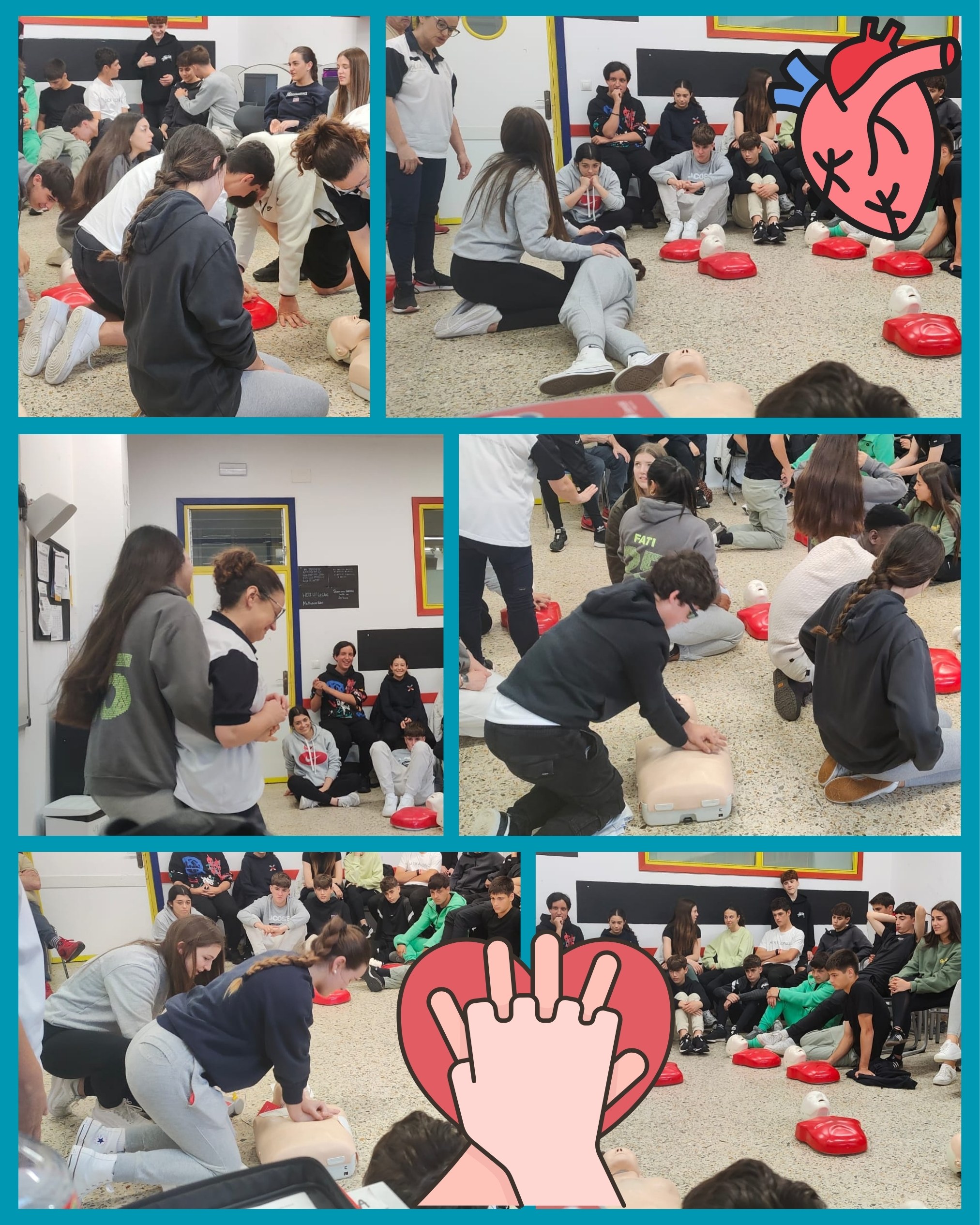 📢 ¡Nuestro alumnado de 4º ESO se forma en RCP! ❤️⚡